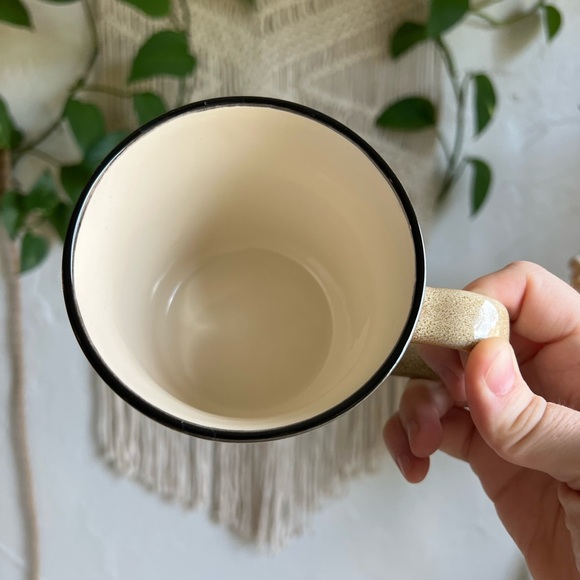 Great Gatherings Owl Mug Vintage Speckled Ceramic Cup Fall Cottagecore MCM Retro - Picture 6 of 9